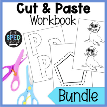 Preview of Cut and Paste Workbook Binder for Special Education Bundle
