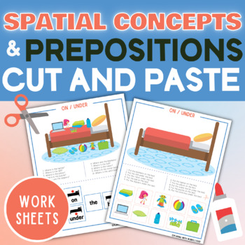 Preview of Following Spatial Directions, Prepositions and Prepositional Phrases Worksheets