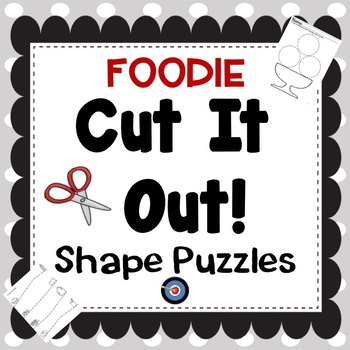 Preview of Cut it Out! Foodie Style Scissor Practice