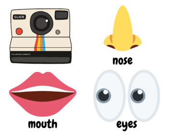 eyes and mouth clipart for kids