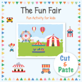 Cut & paste activity for kids: The Fun Fair