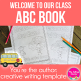 ABC Book Template: Welcome To Our Class