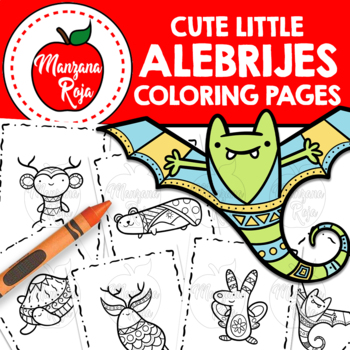Preview of Cute Alebrijes Coloring Pages