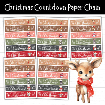 Christmas Characters Paper Chain