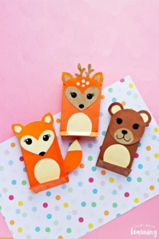 Preview of Cute Animal Puppet Craft