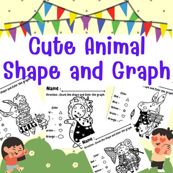 Preview of Cute Animal Shape and Graph - Full Version