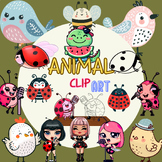 Cute Animals and Spring Clipart