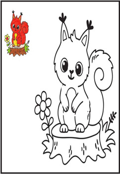 Animals Cute & Fun Coloring Pages Graphic by graphicfirozkabir