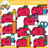 Cute Apple Page Toppers for Fall Clip Art