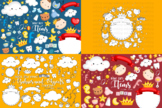 Cute Baby Clipart - Baby Toys and Items Bundle