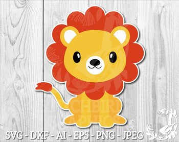 Download Cute Baby Lion Svg Instant Download Commercial Use Silhouette Svg Silhouette