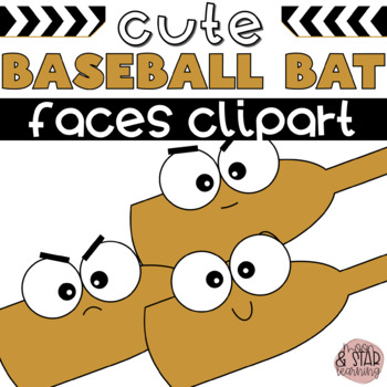 cute baseball bat clip art