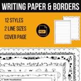 Cute Borders & Writing Paper Set 1 - PDF
