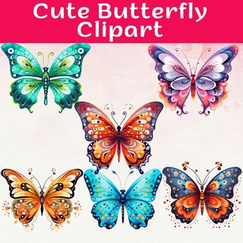 Preview of Cute Butterfly Clipart