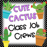 Cute Cactus Class Job Crews and Teams Editable