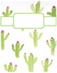 Cute Cactus Print Binder Cover Sheets! by Cheyenne Bowen | TpT