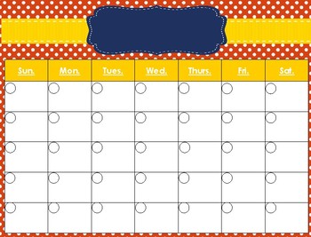 Cute Calendars - Set 2 by Martin Teaching | TPT