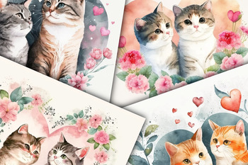 cute love collage backgrounds
