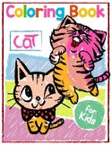 Cute Cats Coloring Book for Kids Ages 4-8: Funny Cats Colo