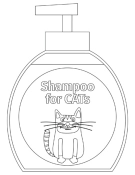 shampoo coloring page