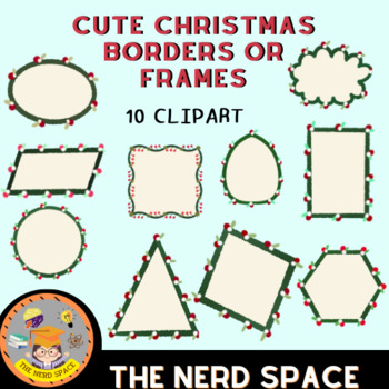 Preview of Cute Christmas Borders OR Frames