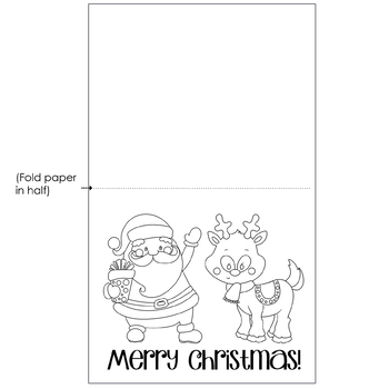 Cute Christmas Cards - English, French & Spanish - Joyeux Noël | Feliz ...