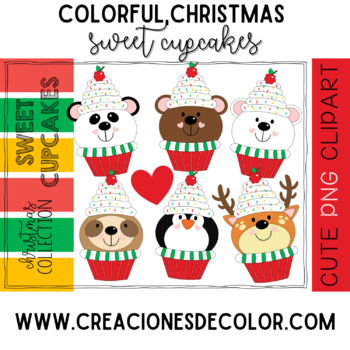 Preview of Cute Christmas Clipart Bundle