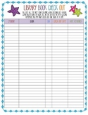 Cute Classroom Library Checkout Form