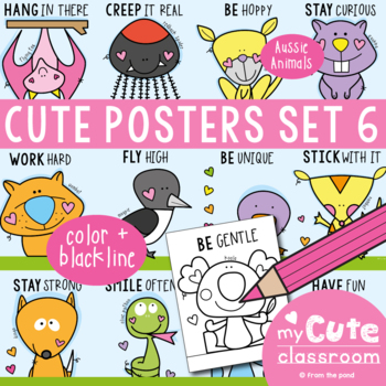 Classroom poster australian animals