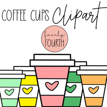 Cute Coffee Cups Clipart