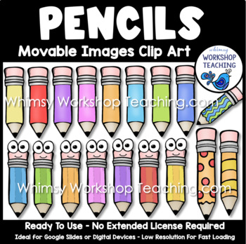 Girl Holding A Big Pencil Clip Art – Whimsy Clips