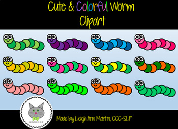 cute worm clipart
