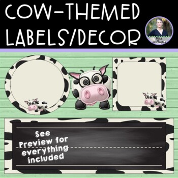 Cow theme bulletin boards