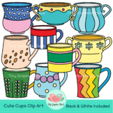 Cute Cups Clip Art