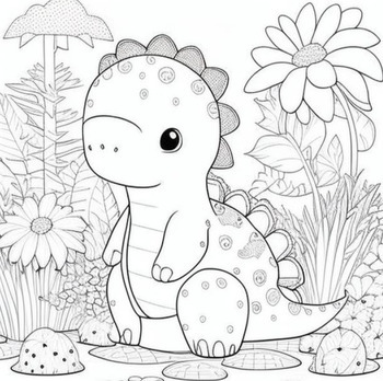 Dinosaur Coloring Book for kids: Fantastic Dinosaur Coloring Book For Boys  and Girls Packed with Real, 100 Adorable Cartoon Dinosaur Colouring  Pictures. (Paperback) 