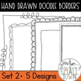 Doodle Border Frames // Set #2 //  Personal and Commercial Use