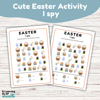 Preview of Cute Easter Activity - I spy