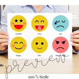Cute Emoji Faces (Teach the Emotions)