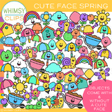 Cute Face Spring Clip Art