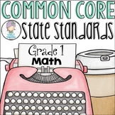 Grade 1 Math Common Core Standards Checklist for First Grade 1