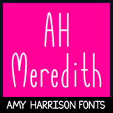 AHMeredith - Cute Font - Skinny Fonts for Commercial Use