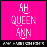 AHQueenAnn - Cute Font - Skinny Fonts for Commercial Use