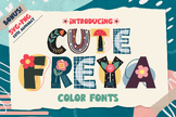 Cute Freya Color Fonts