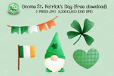 Cute Gnome St. Patrick's Day Clip Art