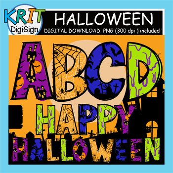 Preview of Cute Halloween Alphabet