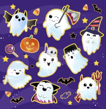 Preview of Cute Halloween Clipart
