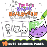 Cute Halloween Coloring Sheets | 10 Coloring Page Activity