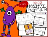 Cute Halloween MONSTER Directed Drawing & Writing Prompts