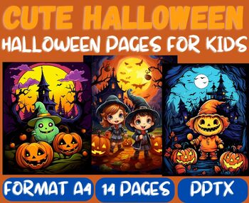 Preview of Cute Halloween_halloween Pages for Kids