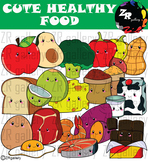 Cute Healthy Food Clipart_ZRgallery